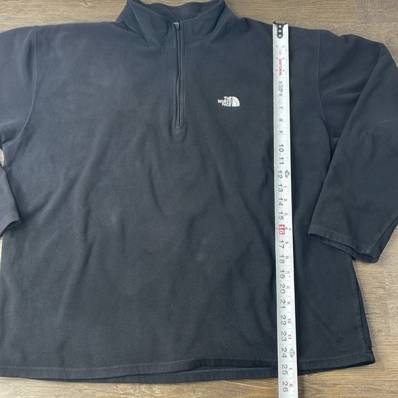 The North Face Mens Black Micro fleece 1/4 Zip Pullover, size XL - Picture 4 of 7